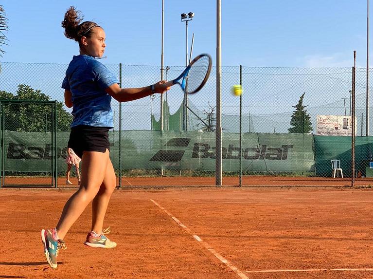 Chiara Fornasieri in azione