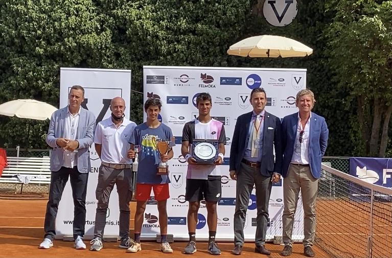 Carboni e Meduri premiati alla Virtus Tennis Bologna