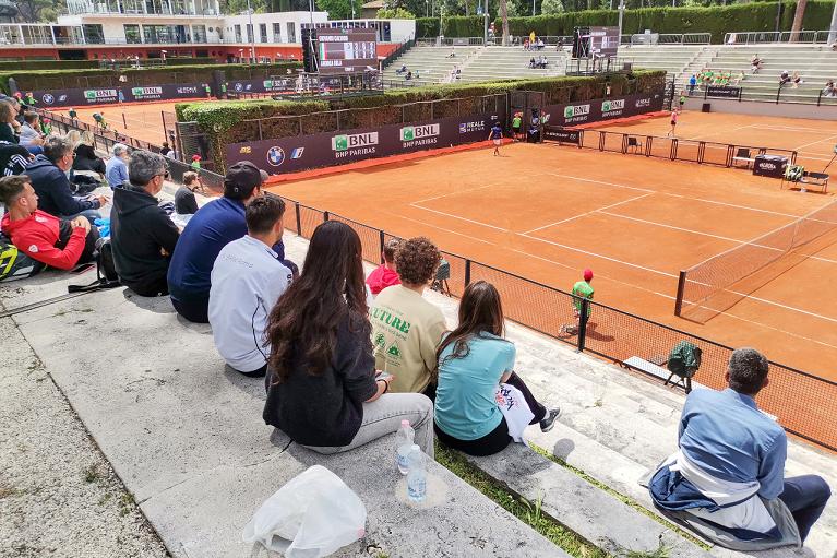 Una panoramica dei campi del Foro Italico (foto Sposito)