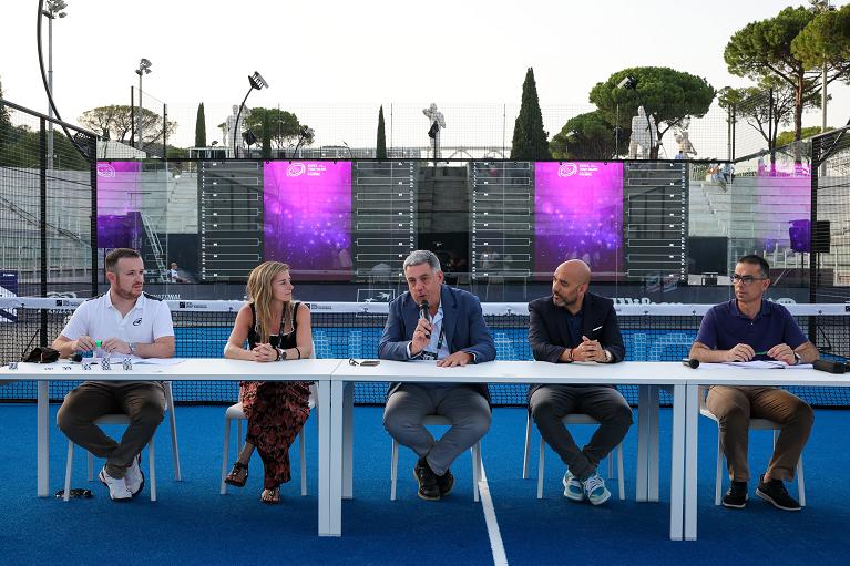 Il sorteggio del BNL Italy Major Premier Padel (Foto Sposito)