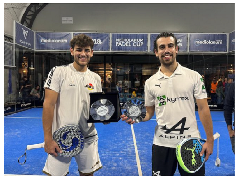 I vincitori della Mediolanum Padel Cup