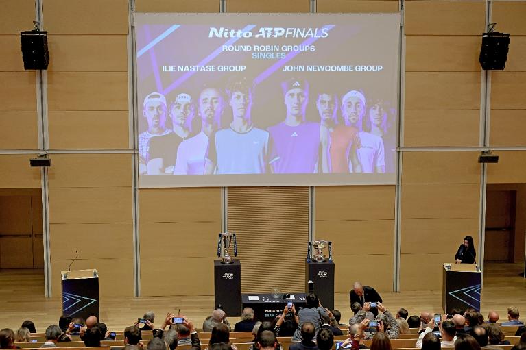 Presentazione Nitto ATP Finals 2024: il sorteggio dei gironi del singolare (foto Sposito/FITP)