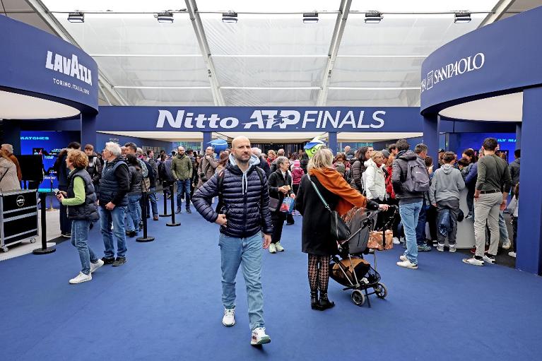 Inaugurato il Fan Village delle Nitto ATP Finals che diventa più grande e con un'offerta di intrattenimento ed experience ancora più ricca (foto Sposito/FITP)