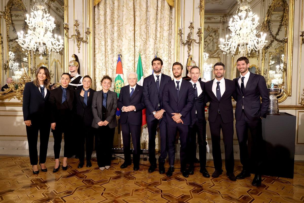 Le nazionali azzurre al Quirinale da Mattarella: le foto più belle della cerimonia